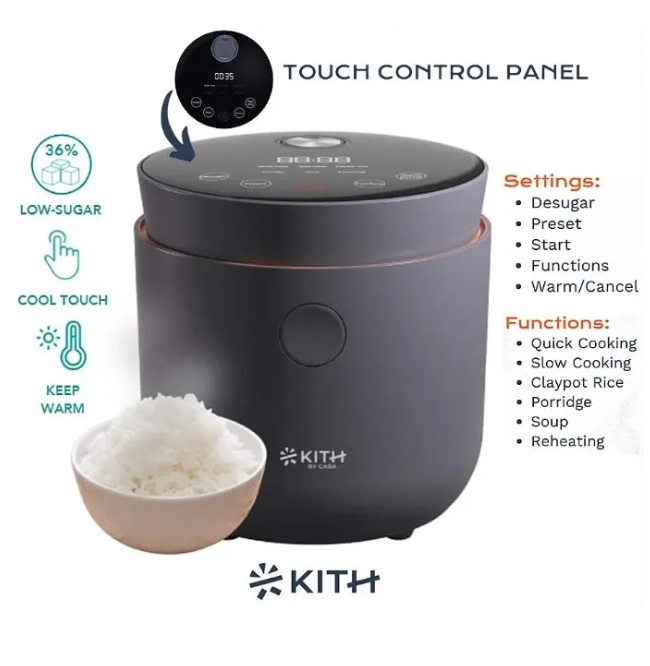 Ultimate Classy Rice Queen - KITH Low Sugar Rice Cooker (great carbs, less sin)